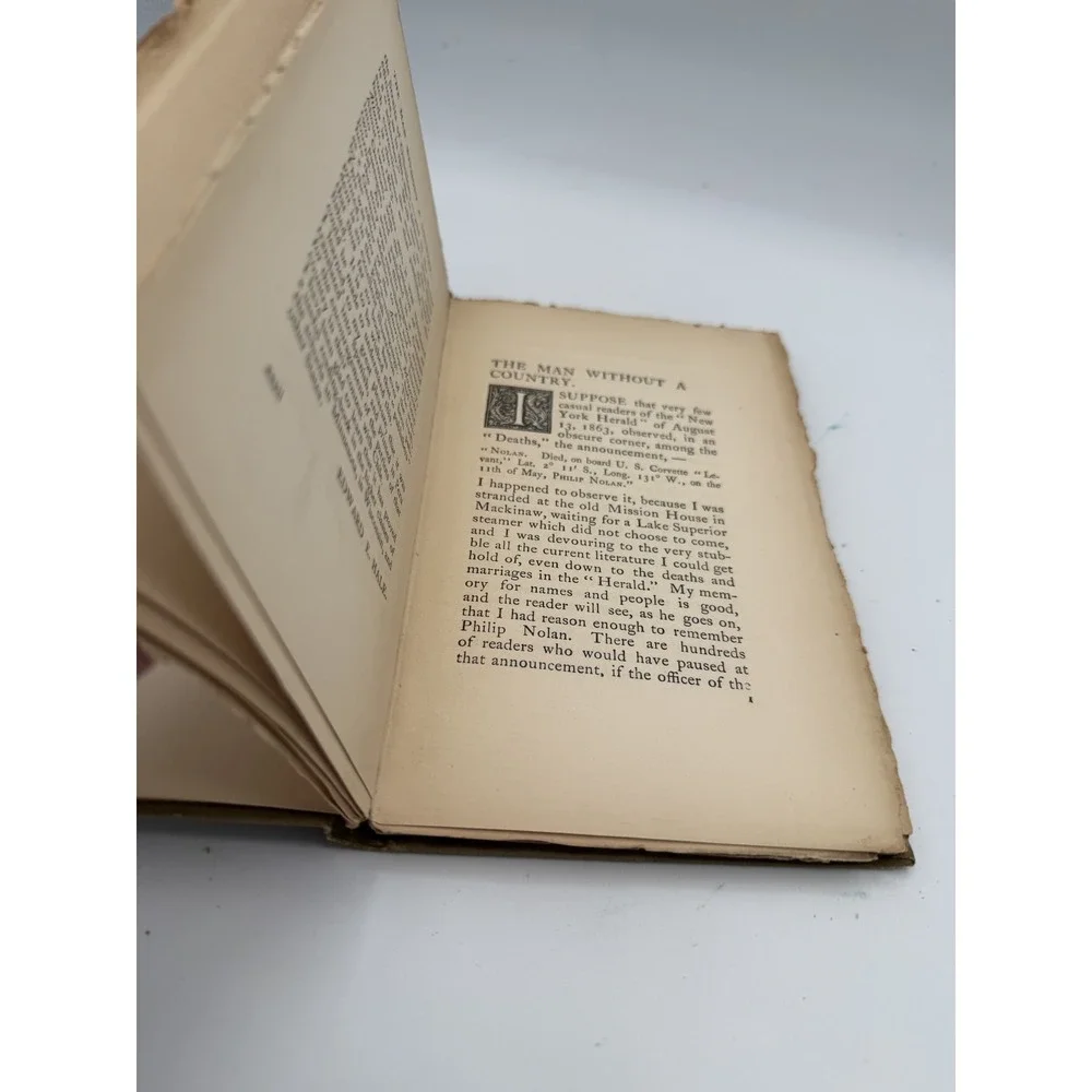 1904 The Man Without a Country Edward Everett Hale Hardcover Little Brown